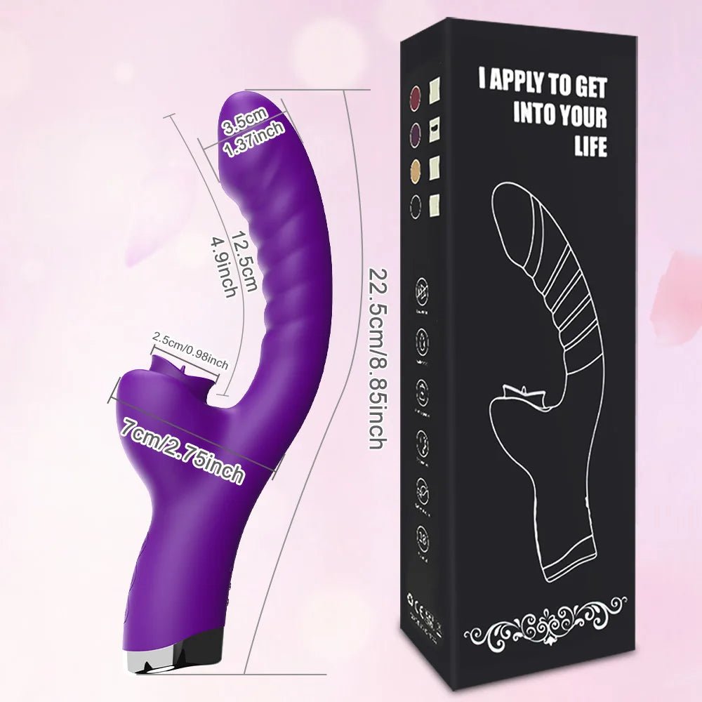 2 in 1 Licking Machine Clitoris and G - Spot Stimulator - Djee's Beauty CosmeticDjee's Beauty CosmeticDjee's Beauty Cosmetic9f352207 - 736b - 4e60 - a1a4 - 3ed824747d87705353920226Black Box Purple2 in 1 Licking Machine Clitoris and G - Spot Stimulator