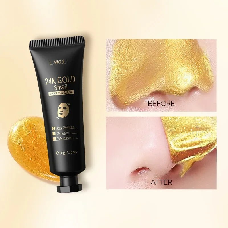 Deep Cleansing 24K Gold Tearing Face Mask - Djee's Beauty CosmeticDjee's Beauty CosmeticDjee's Beauty Cosmetice68357ff - e636 - 49d7 - 9fe2 - 07287ee26cd531310018611750GDeep Cleansing 24K Gold Tearing Face Mask