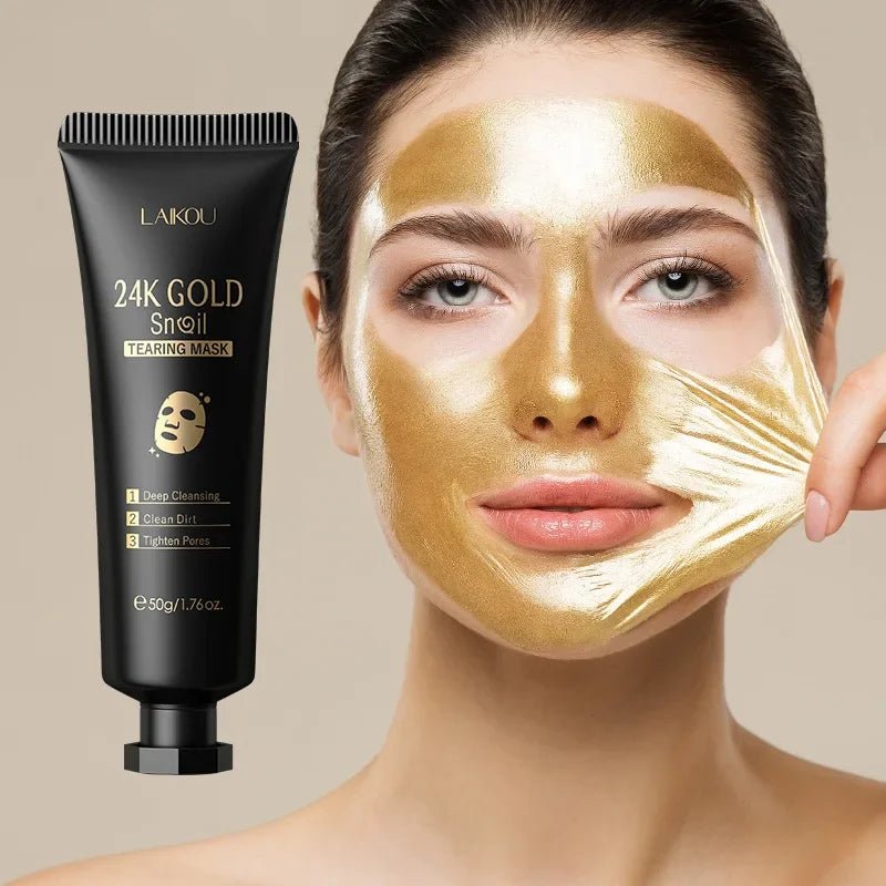 Deep Cleansing 24K Gold Tearing Face Mask - Djee's Beauty CosmeticDjee's Beauty CosmeticDjee's Beauty Cosmetice68357ff - e636 - 49d7 - 9fe2 - 07287ee26cd531310018611750GDeep Cleansing 24K Gold Tearing Face Mask