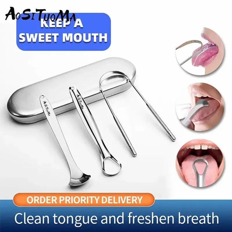 Portable Tongue Scraper - Djee's Beauty CosmeticDjee's Beauty CosmeticDjee's Beauty Cosmetica2873ee6 - a7f0 - 405d - a4c3 - b5e09c9c91d4313052438456SilverPortable Tongue Scraper