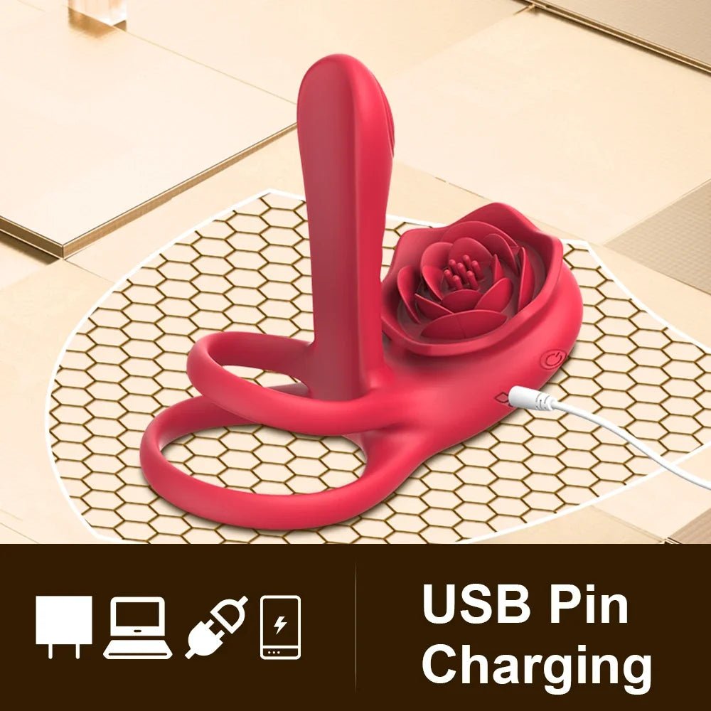 Rose Cock Ring Vibrator - Djee's Beauty CosmeticDjee's Beauty CosmeticDjee's Beauty Cosmetic17bb7027 - 92d9 - 4037 - b470 - a7c4d571fc197445028553566With Control - BRose Cock Ring Vibrator