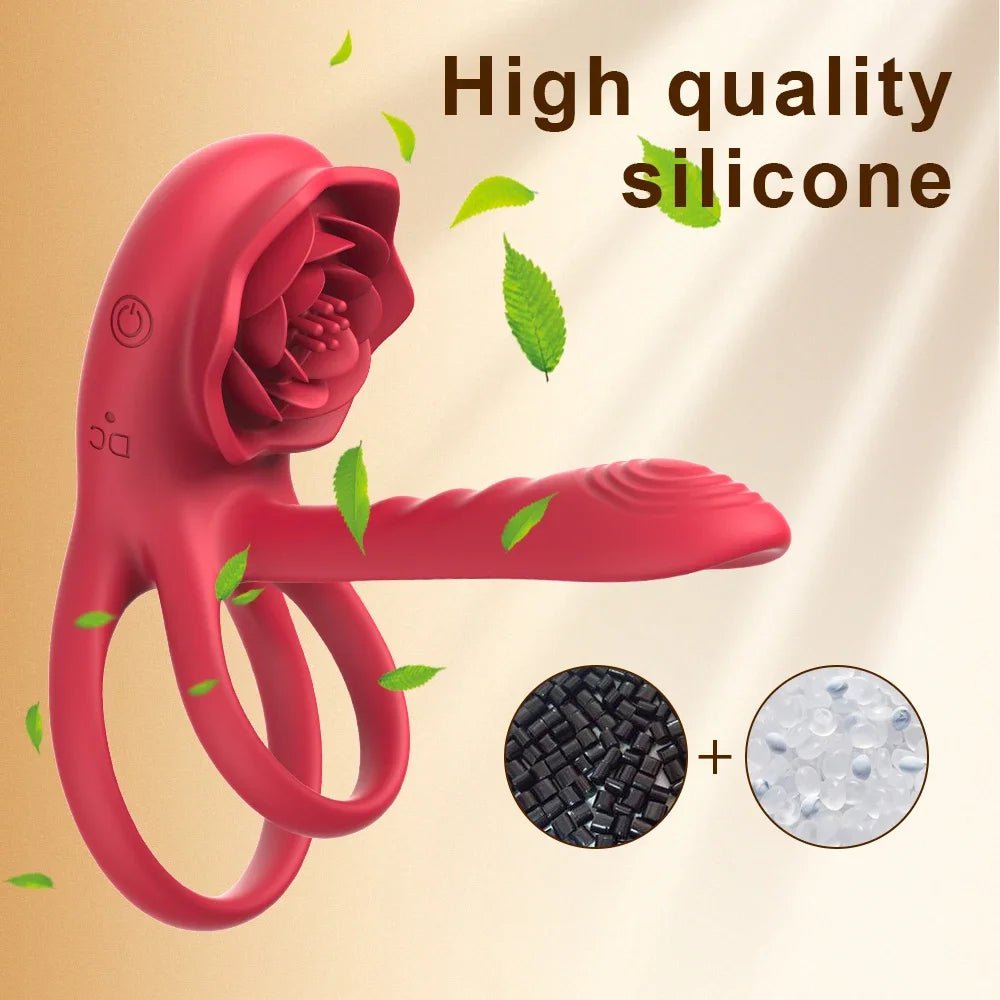 Rose Cock Ring Vibrator - Djee's Beauty CosmeticDjee's Beauty CosmeticDjee's Beauty Cosmetic17bb7027 - 92d9 - 4037 - b470 - a7c4d571fc197445028553566With Control - BRose Cock Ring Vibrator