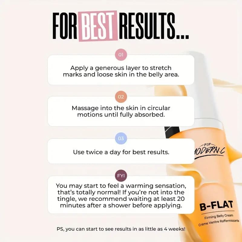 Blossom Firming Delight - Hydrating Body Moisturizer for Tummy Toning & Butt Lifting